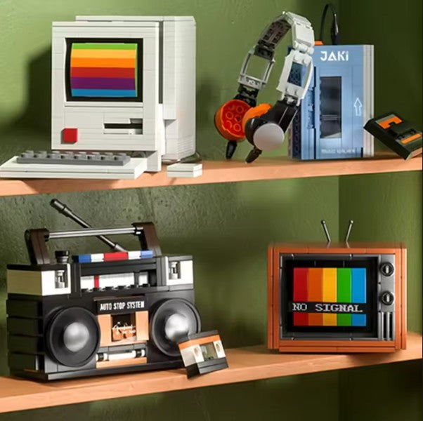 Mini Retro Electronic Brick Set