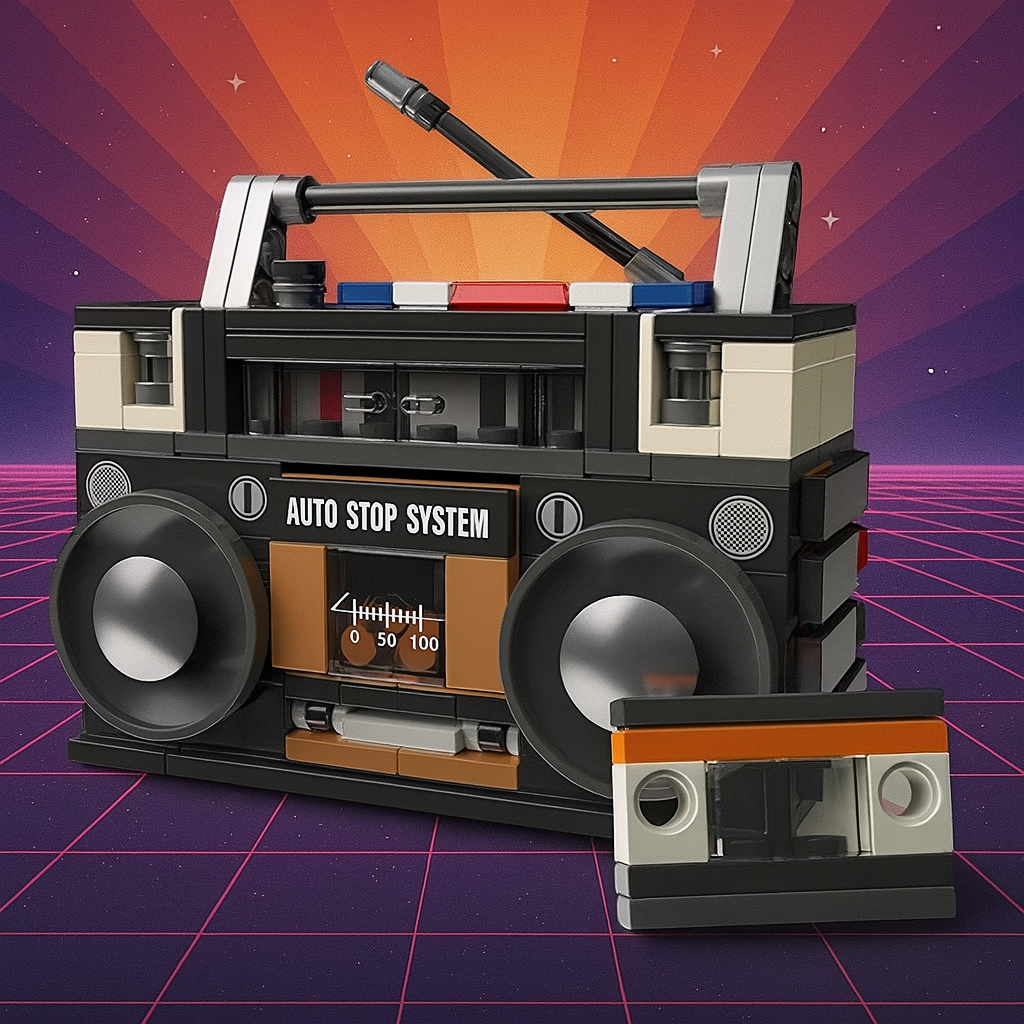 Mini Retro Electronic Brick Set