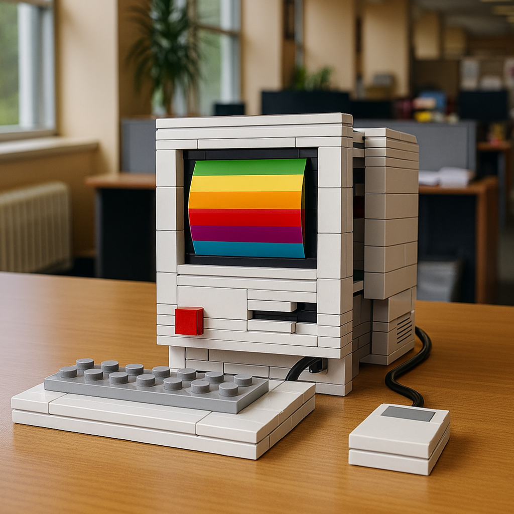 Mini Retro Electronic Brick Set