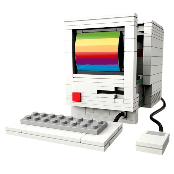 Mini Retro Electronic Brick Set
