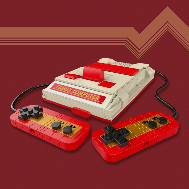 Mini Retro Electronic Brick Set