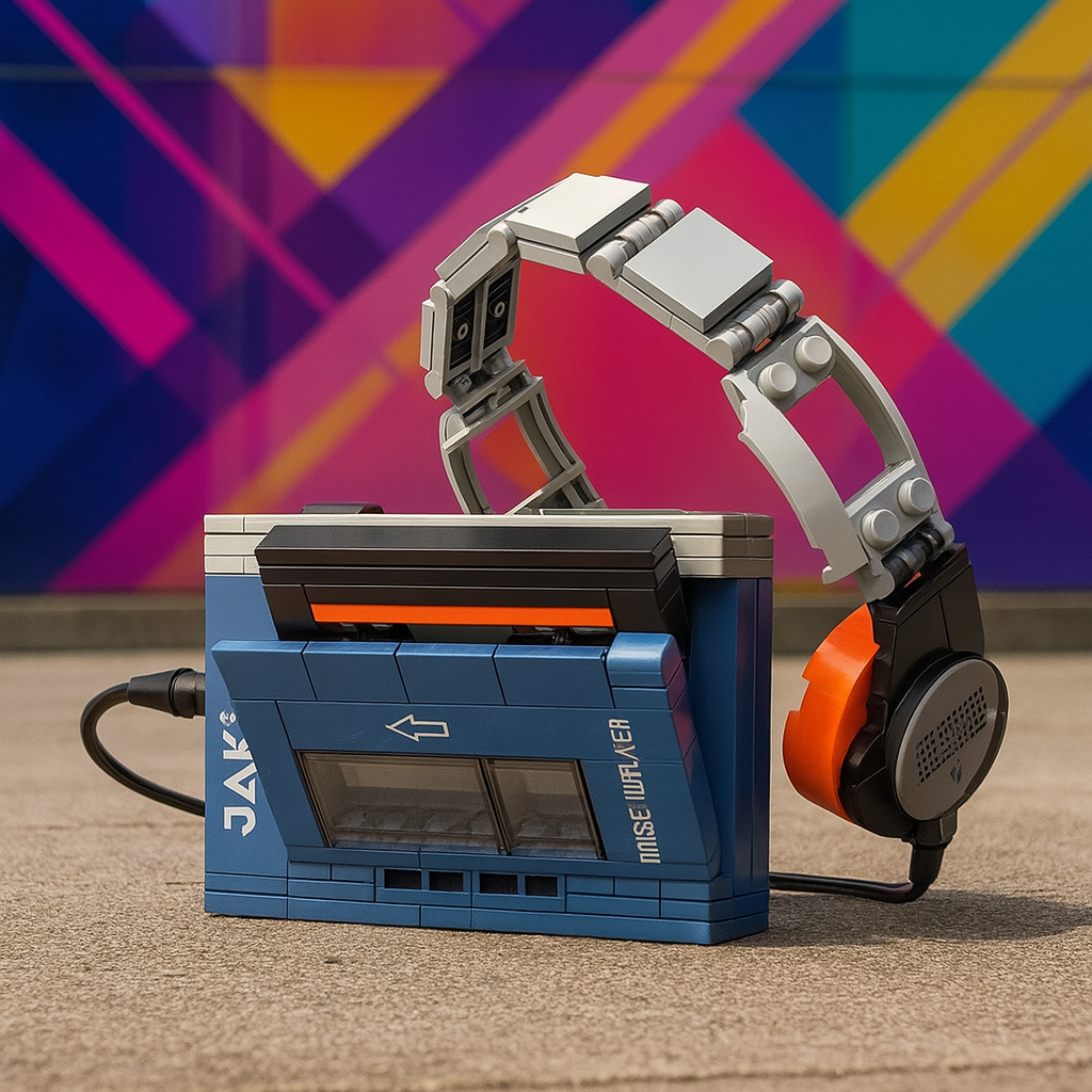 Mini Retro Electronic Brick Set